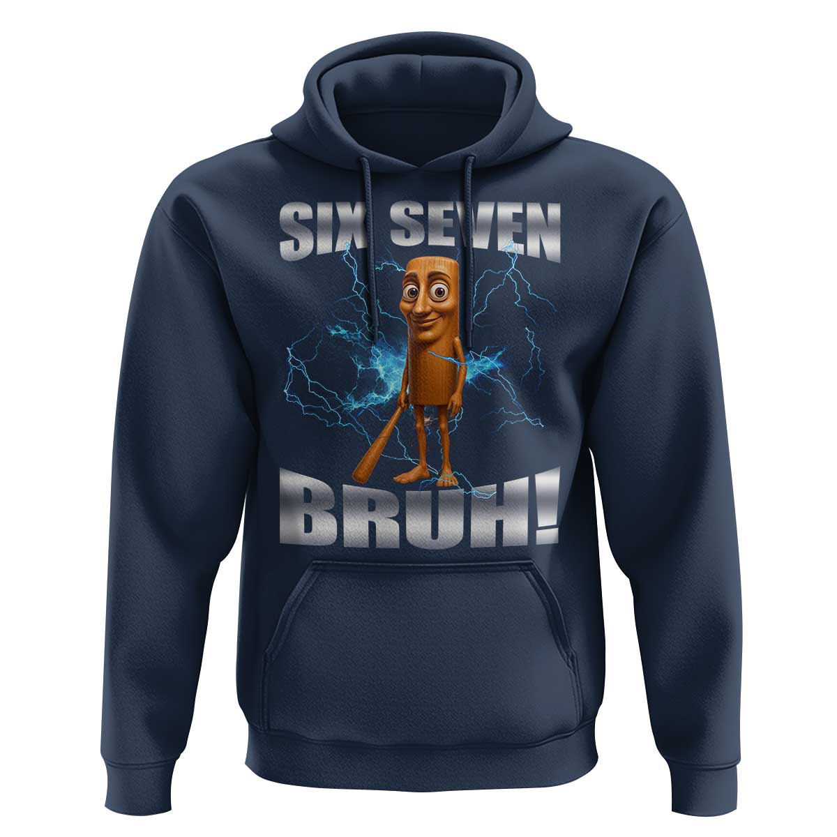 Tung Tung Sahur Six Seven Meme Hoodie Funny 67 Gen Alpha Gift - Wonder Print Shop