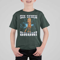 Tung Tung Sahur Six Seven Meme T Shirt For Kid Funny 67 Gen Alpha Gift - Wonder Print Shop