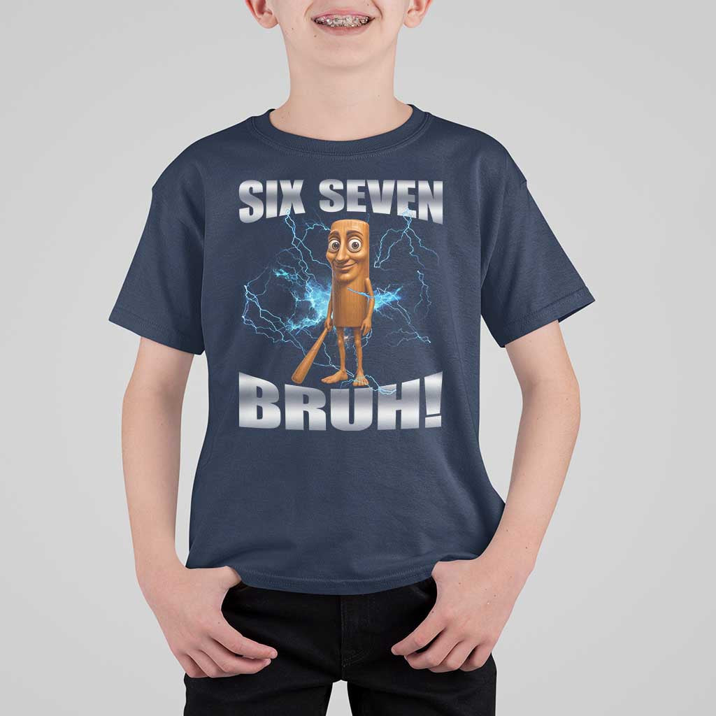 Tung Tung Sahur Six Seven Meme T Shirt For Kid Funny 67 Gen Alpha Gift - Wonder Print Shop