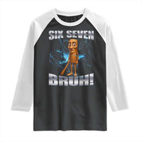 Tung Tung Sahur Six Seven Meme Raglan Shirt Funny 67 Gen Alpha Gift - Wonder Print Shop