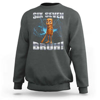 Tung Tung Sahur Six Seven Meme Sweatshirt Funny 67 Gen Alpha Gift - Wonder Print Shop