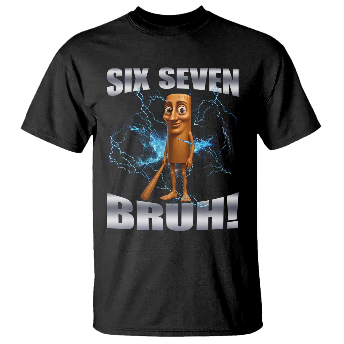 Tung Tung Sahur Six Seven Meme T Shirt Funny 67 Gen Alpha Gift - Wonder Print Shop