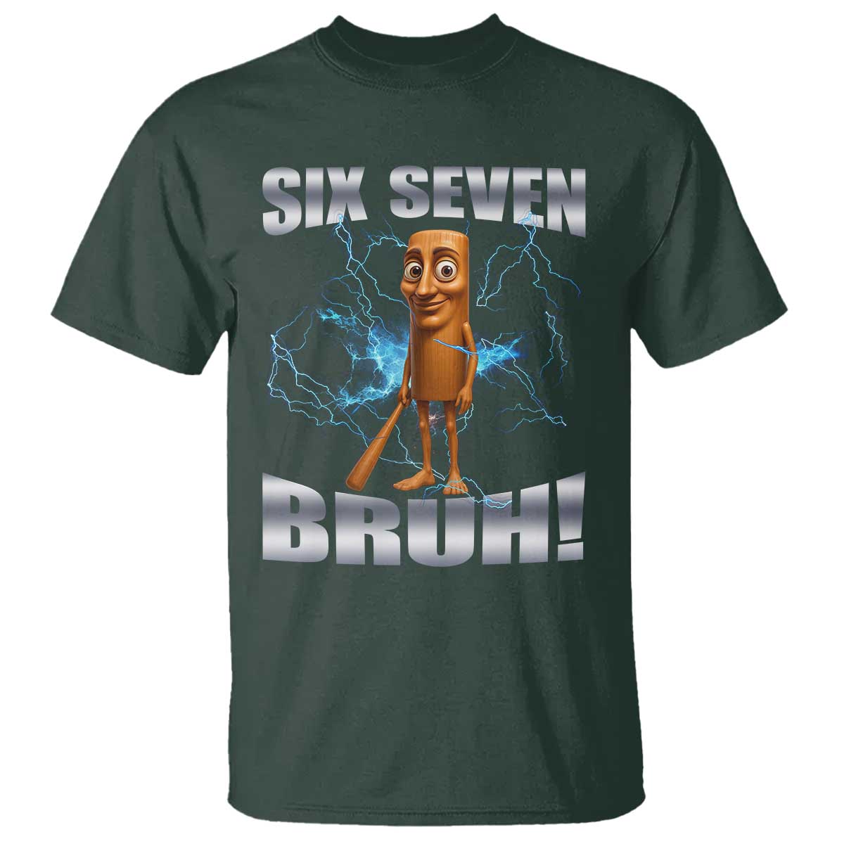 Tung Tung Sahur Six Seven Meme T Shirt Funny 67 Gen Alpha Gift - Wonder Print Shop