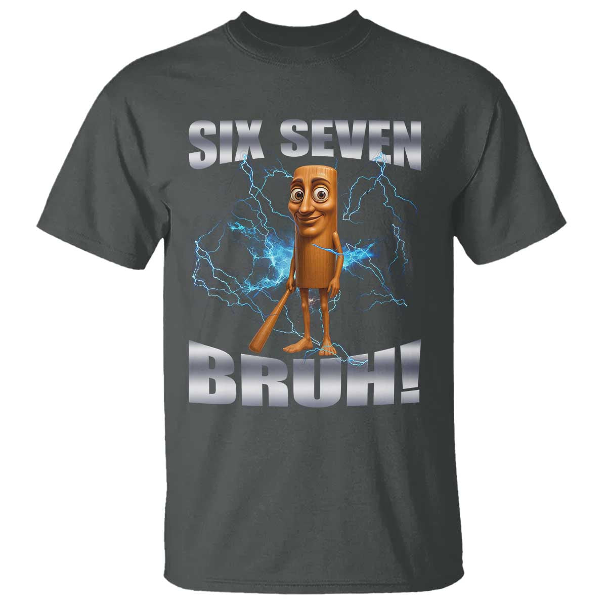 Tung Tung Sahur Six Seven Meme T Shirt Funny 67 Gen Alpha Gift - Wonder Print Shop