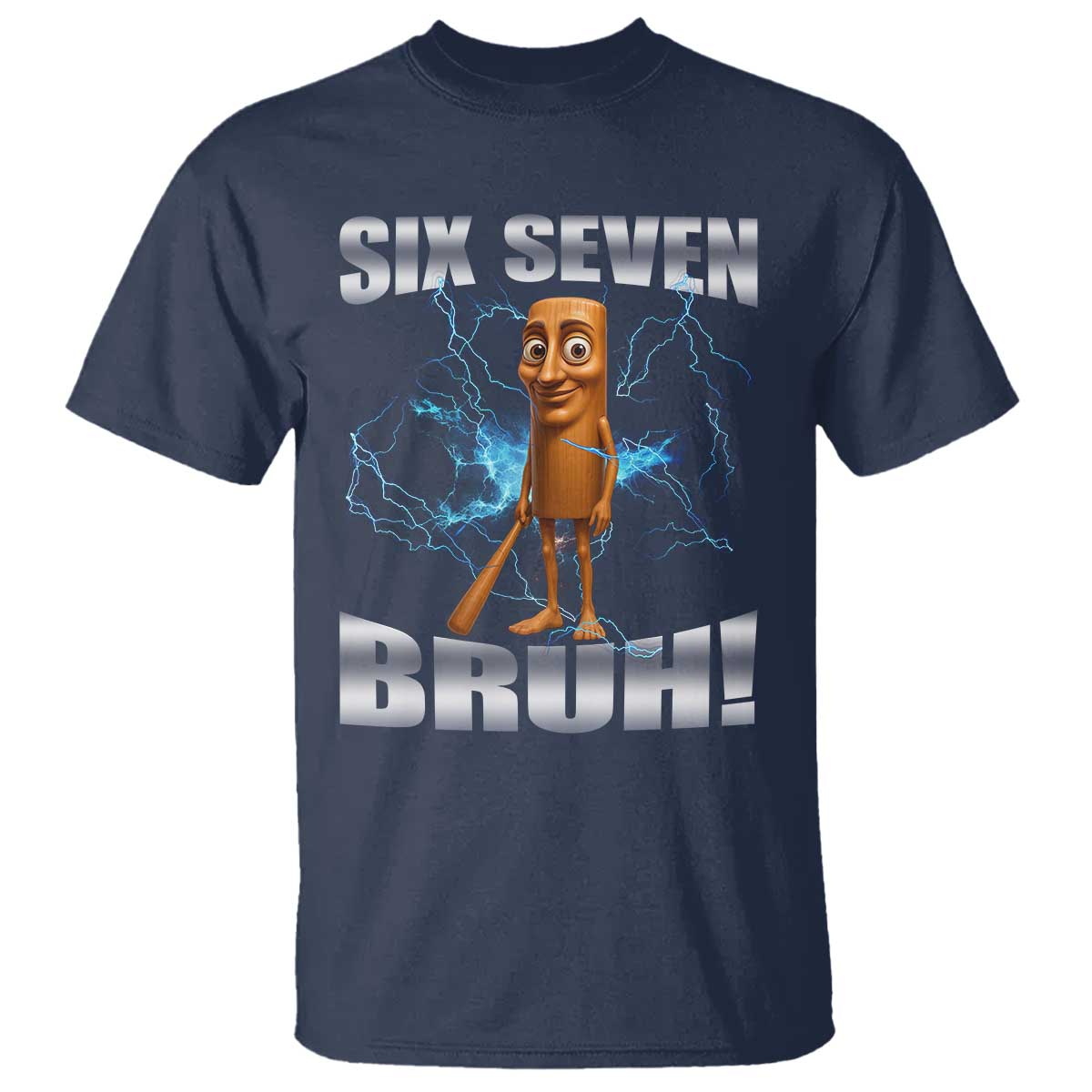 Tung Tung Sahur Six Seven Meme T Shirt Funny 67 Gen Alpha Gift - Wonder Print Shop