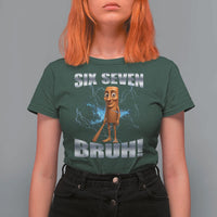 Tung Tung Sahur Six Seven Meme T Shirt For Women Funny 67 Gen Alpha Gift - Wonder Print Shop