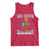 Tung Tung Sahur Six Seven Meme Tank Top Funny 67 Gen Alpha Gift - Wonder Print Shop