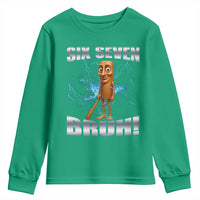 Tung Tung Sahur Six Seven Meme Youth Sweatshirt Funny 67 Gen Alpha Gift - Wonder Print Shop