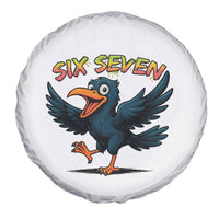 Funny Raven Six Seven Meme Trending Gift Spare Tire Cover - Wonder Print Shop