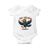 Funny Raven Six Seven Meme Trending Gift Baby Onesie - Wonder Print Shop