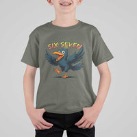 Funny Raven Six Seven Meme Trending Gift T Shirt For Kid - Wonder Print Shop