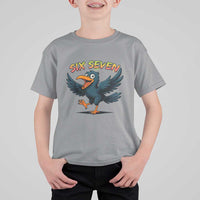 Funny Raven Six Seven Meme Trending Gift T Shirt For Kid - Wonder Print Shop