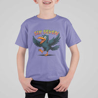 Funny Raven Six Seven Meme Trending Gift T Shirt For Kid - Wonder Print Shop
