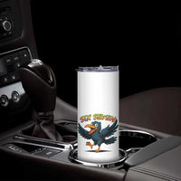 Funny Raven Six Seven Meme Trending Gift Skinny Tumbler - Wonder Print Shop