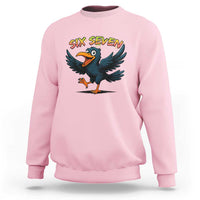 Funny Raven Six Seven Meme Trending Gift Sweatshirt - Wonder Print Shop