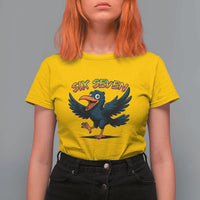 Funny Raven Six Seven Meme Trending Gift T Shirt For Women - Wonder Print Shop