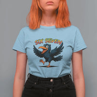 Funny Raven Six Seven Meme Trending Gift T Shirt For Women - Wonder Print Shop