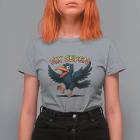 Funny Raven Six Seven Meme Trending Gift T Shirt For Women - Wonder Print Shop
