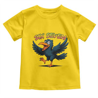 Funny Raven Six Seven Meme Trending Gift Toddler T Shirt - Wonder Print Shop