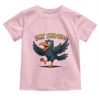 Funny Raven Six Seven Meme Trending Gift Toddler T Shirt - Wonder Print Shop