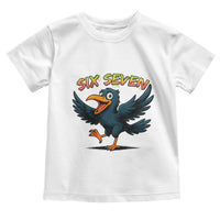 Funny Raven Six Seven Meme Trending Gift Toddler T Shirt - Wonder Print Shop