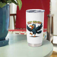 Funny Raven Six Seven Meme Trending Gift Tumbler Cup - Wonder Print Shop