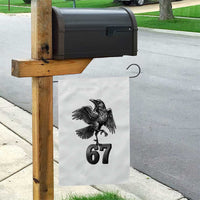Funny Raven Brainrot Six Seven Meme Gift Garden Flag - Wonder Print Shop