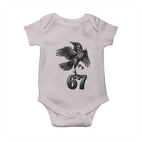 Funny Raven Brainrot Six Seven Meme Gift Baby Onesie - Wonder Print Shop