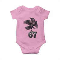 Funny Raven Brainrot Six Seven Meme Gift Baby Onesie - Wonder Print Shop
