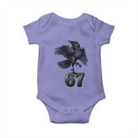 Funny Raven Brainrot Six Seven Meme Gift Baby Onesie - Wonder Print Shop