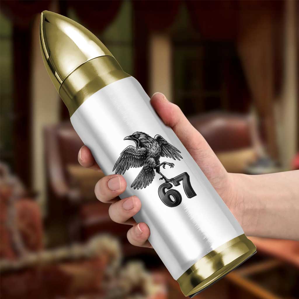 Funny Raven Brainrot Six Seven Meme Gift Bullet Tumbler - Wonder Print Shop