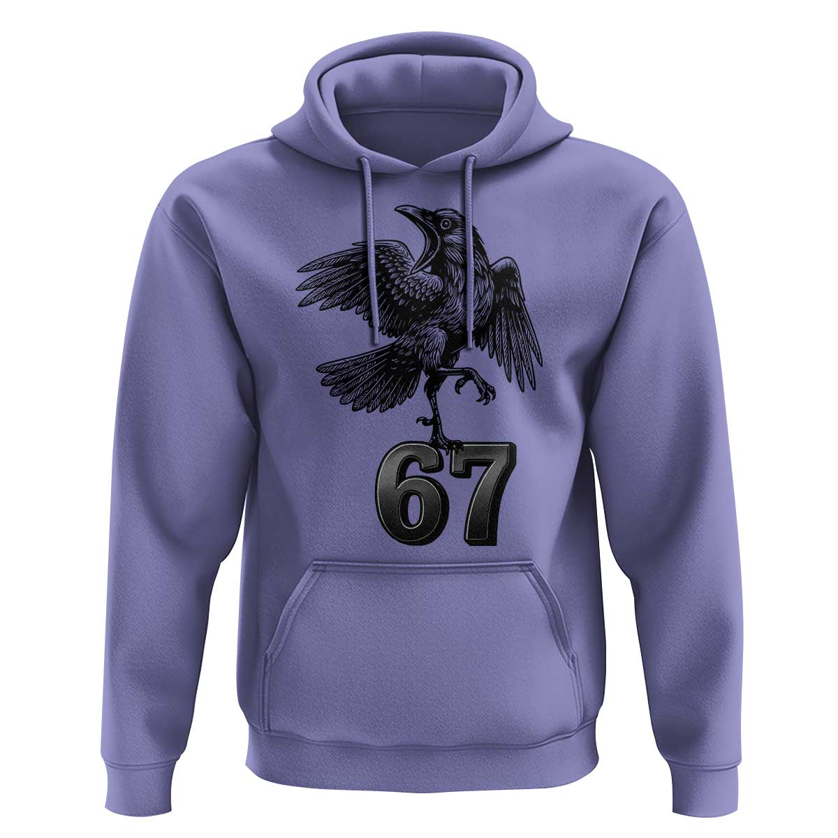 Funny Raven Brainrot Six Seven Meme Gift Hoodie - Wonder Print Shop