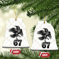 Funny Raven Brainrot Six Seven Meme Gift Ceramic Ornament - Wonder Print Shop