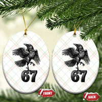 Funny Raven Brainrot Six Seven Meme Gift Ceramic Ornament - Wonder Print Shop