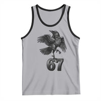 Funny Raven Brainrot Six Seven Meme Gift Tank Top - Wonder Print Shop