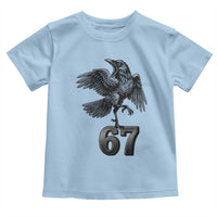 Funny Raven Brainrot Six Seven Meme Gift Toddler T Shirt - Wonder Print Shop