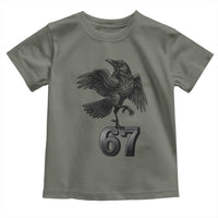 Funny Raven Brainrot Six Seven Meme Gift Toddler T Shirt - Wonder Print Shop