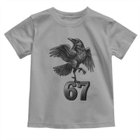Funny Raven Brainrot Six Seven Meme Gift Toddler T Shirt - Wonder Print Shop