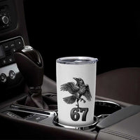 Funny Raven Brainrot Six Seven Meme Gift Tumbler Cup - Wonder Print Shop