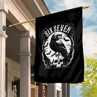 Gothic Raven Brainrot Six Seven Garden Flag Gen Z Alpha Gift - Wonder Print Shop