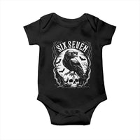 Gothic Raven Brainrot Six Seven Baby Onesie Gen Z Alpha Gift - Wonder Print Shop