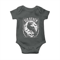 Gothic Raven Brainrot Six Seven Baby Onesie Gen Z Alpha Gift - Wonder Print Shop