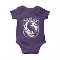 Gothic Raven Brainrot Six Seven Baby Onesie Gen Z Alpha Gift - Wonder Print Shop