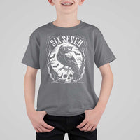Gothic Raven Brainrot Six Seven T Shirt For Kid Gen Z Alpha Gift - Wonder Print Shop
