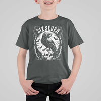 Gothic Raven Brainrot Six Seven T Shirt For Kid Gen Z Alpha Gift - Wonder Print Shop