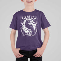 Gothic Raven Brainrot Six Seven T Shirt For Kid Gen Z Alpha Gift - Wonder Print Shop