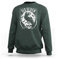Gothic Raven Brainrot Six Seven Sweatshirt Gen Z Alpha Gift - Wonder Print Shop