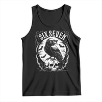 Gothic Raven Brainrot Six Seven Tank Top Gen Z Alpha Gift - Wonder Print Shop