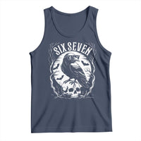 Gothic Raven Brainrot Six Seven Tank Top Gen Z Alpha Gift - Wonder Print Shop
