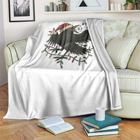 Funny Raven Six Seven Meme Throw Blanket Christmas Gift For Gen Z - Wonder Print Shop